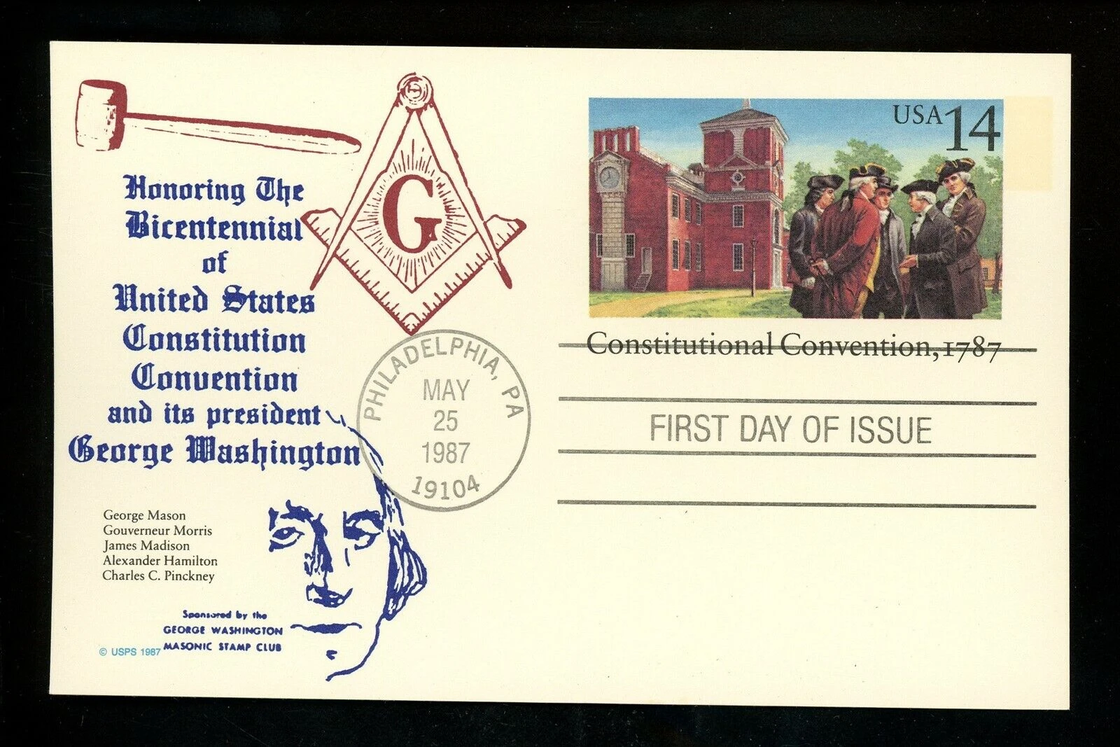 GWMSC First Day Cover: Bicentennial of the U.S.&hellip;